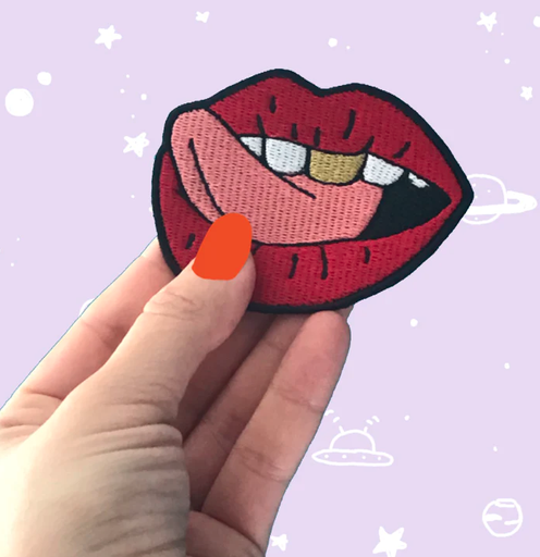 [HP007740] Lick on the Lips Patch 