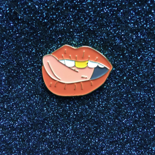 [HP005185] Pin Lick on the lips PIN