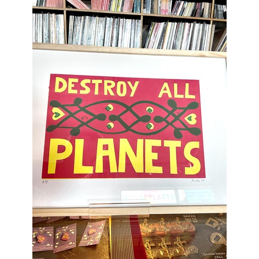 [HP007596] Destroy all Planets Siebdruck