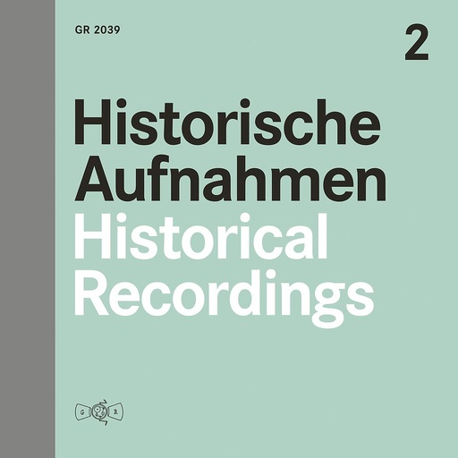 [HP004567] Historische Aufnahmen / Historical Recordings Vol II